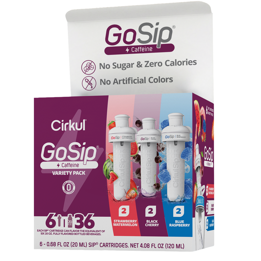 Base: GoSip Flavor Cartridge Variety Pack, 6-Pack